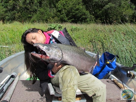 Fotos da pesca esportiva em Chaiten no Chile